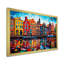 City Amsterdam Popart I Framed On Canvas Print-1928386875-1929162558