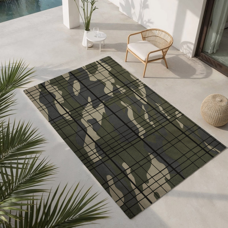 Tapis intérieur et extérieur Boundary Warp, Rectangle 4pi x 6 pi