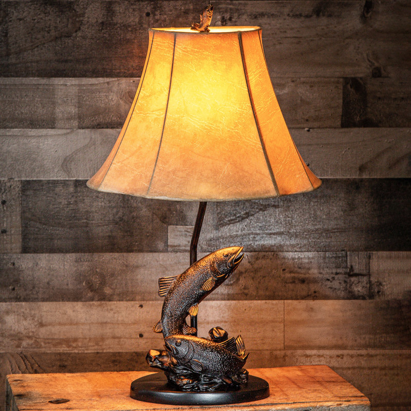 Lampe de table 25 po fish Emery