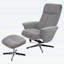 Fauteuil inclinable pivotant avec repose-pieds