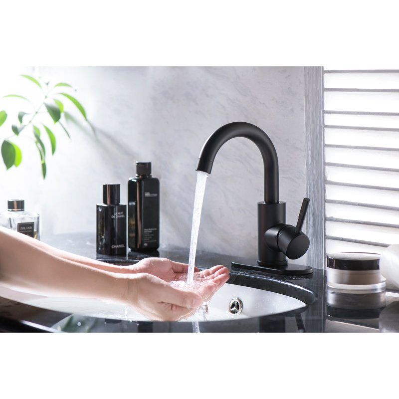 Bathroom Faucet Single Hole Single Handle, Brushed Nickel