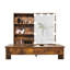 Ensemble coiffeuse avec tabouret et miroir Davisboro-388331772