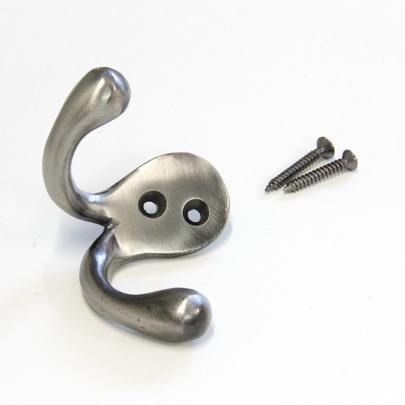Iron Wall Wall Hook, Antique Nickel