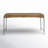 Hutchinson Solid Wood Wrought Iron Writing Desk