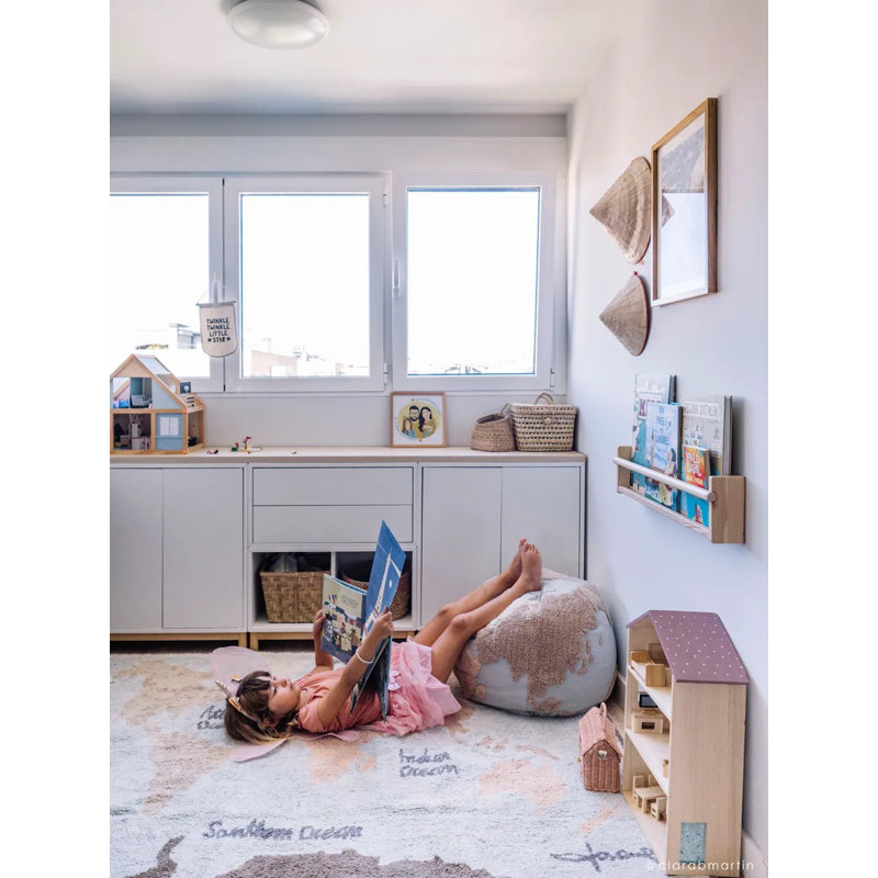 Washable Rug Mini Worldmap