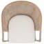 Chaise avec accoudoirs en lin Lucia-450497543