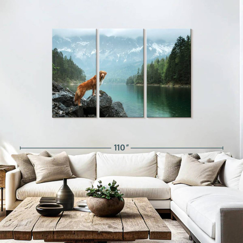 Brampt Nova Scotia Retriever, 48" H x 74" W