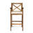 Zaryiah Acacia Outdoor Stool with Cushion-1998255652
