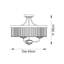 Bothell Glass Semi Flush Mount