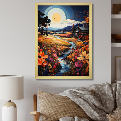 "Whimsical Magical Fields III", reproduction d'art sur toile