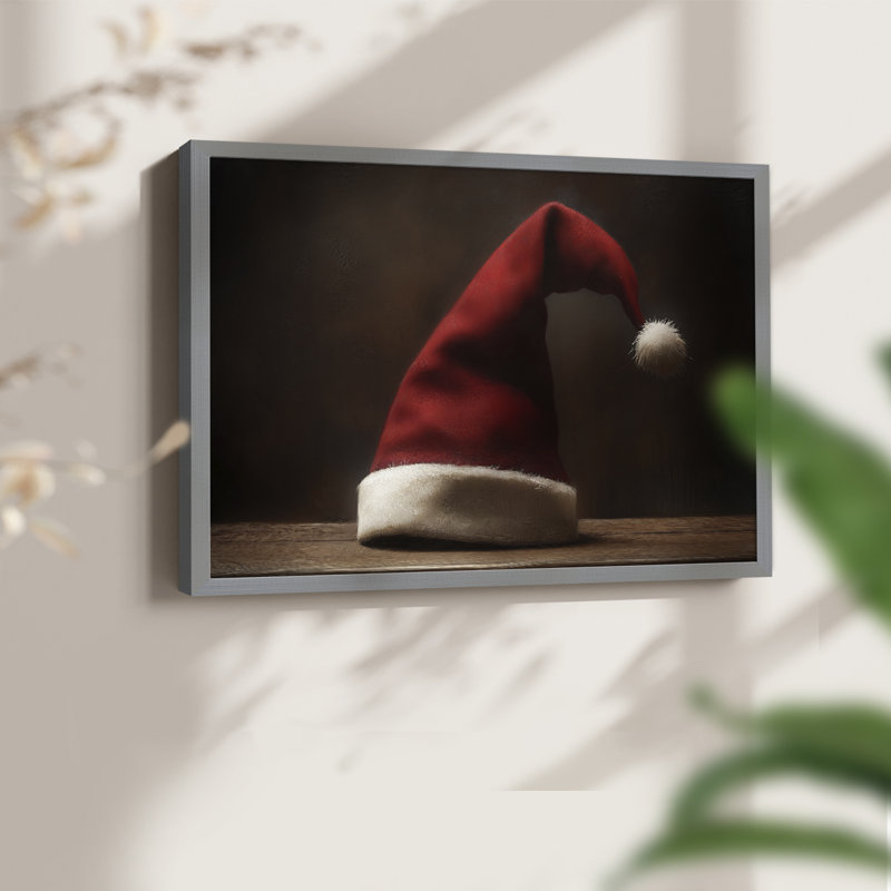 Art de Noël - CMxxxi - reproduction encadrée - réversible, H 22 po x l 28 po, Gris