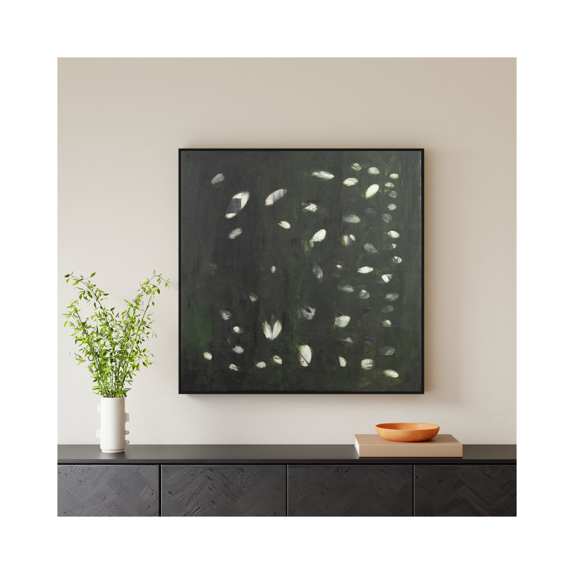 Verde Oculus by Jamie Beckwith, 40" H x 40" W