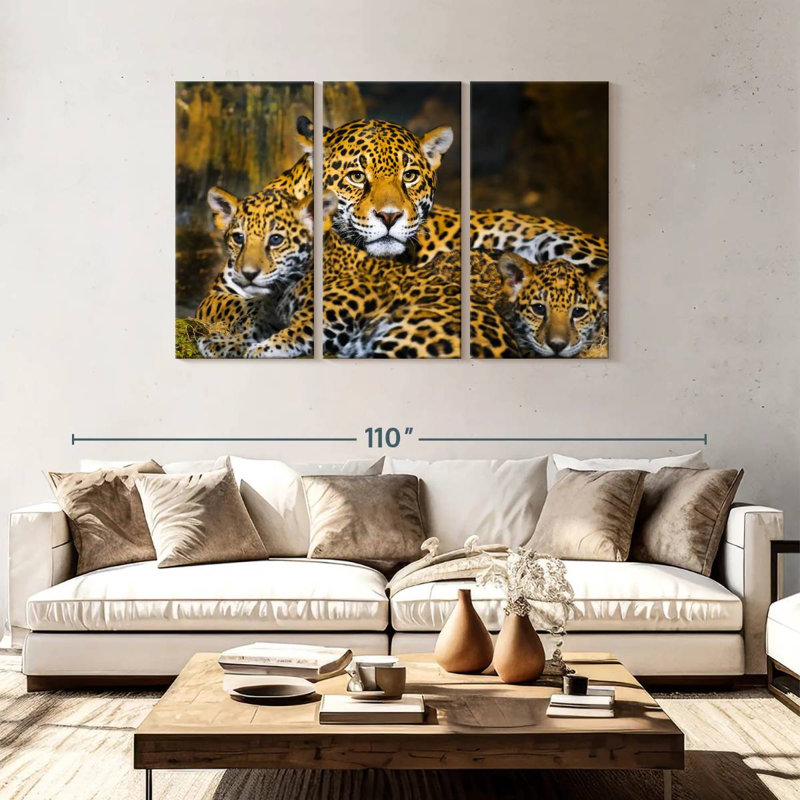 Baby Jaguar, 48" H x 74" W