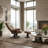 PU Swivel Recliner with Ottoman,Adjustable Reclining Chair with Solid Wood Base, for Office, Living-121166503