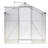 Reinbeck 6.23 Ft W x 4.29 Ft D Lean-To Greenhouse