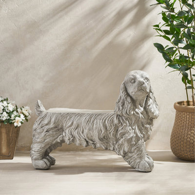 STATUE DE COWER SPANIEL DOG