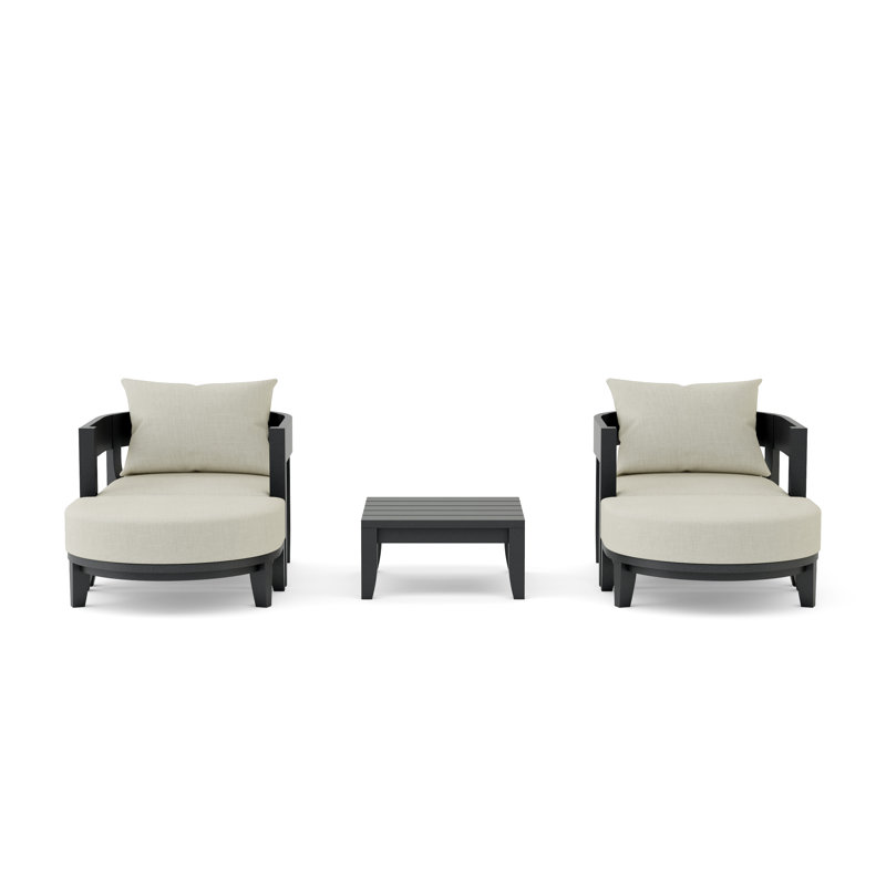 Coronado Outdoor 5 - Piece Conversation Set, Canvas Natural