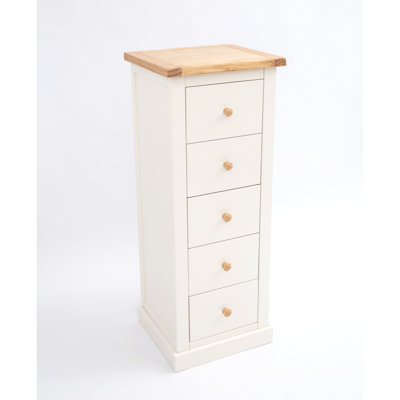 45 cm W Chest of 5 Drawers