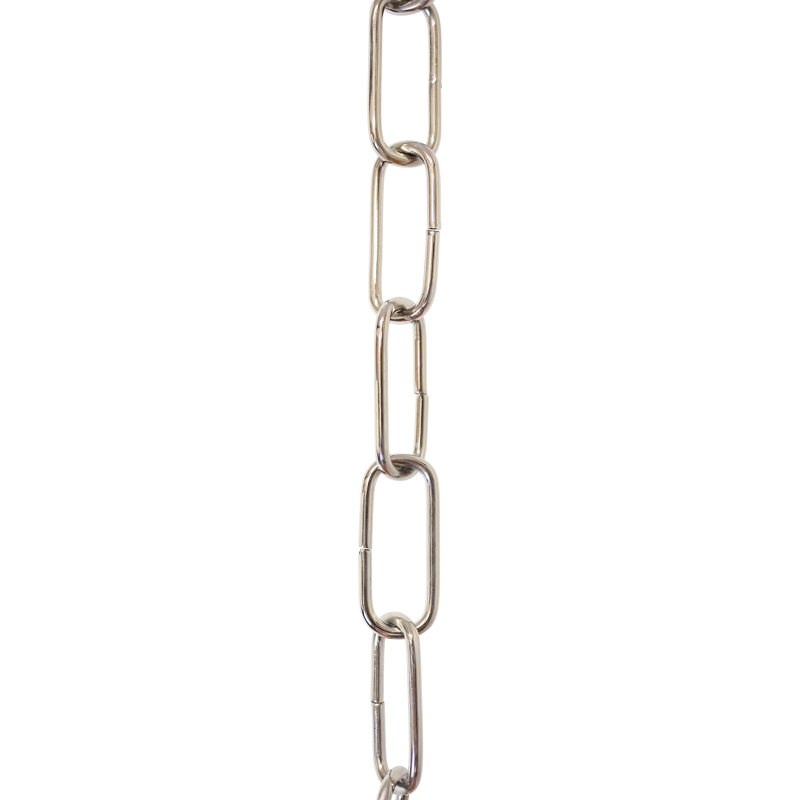 Chaîne décorative standard, Nickel poli, H 36 po x l 0,71 po x P 0,13 po