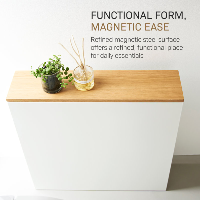 Armoire de rangement pour salle de bain Yamazaki Home Tower, Blanc