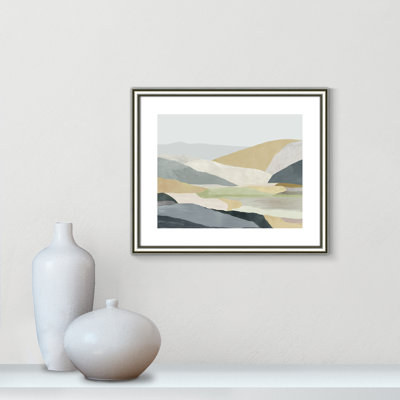 Warm Hills I - Cadre photo, reproduction d'art sur papier
