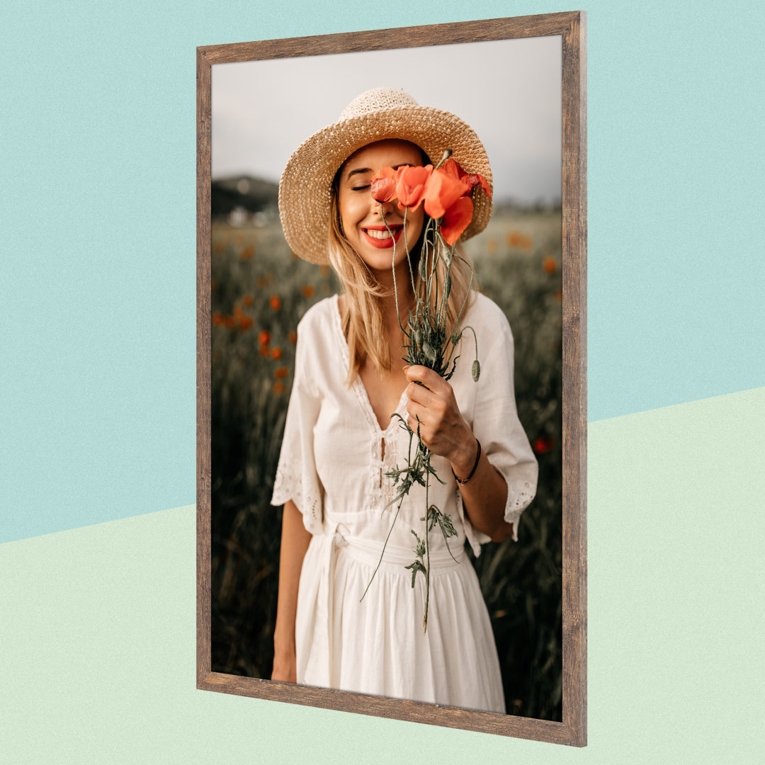 Khazeema Poster Frame 24x36 Brown Picture Frame (Set of 2) Gracie Oaks