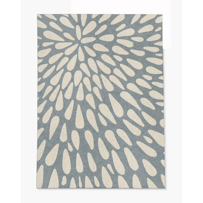 Tapis de chaise rectangulaire à poils courts Brenton