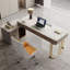 Bureau moderne et simple en tôle grise avec armoire-935972168-935972171