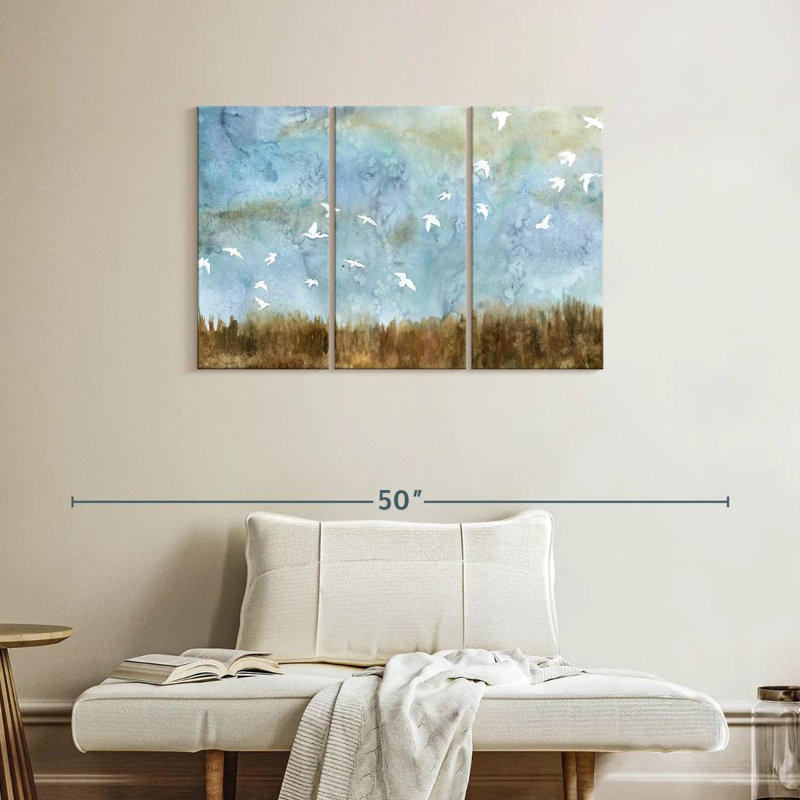 Avery Birds In Flight I, 24" H x 38" W