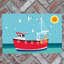 Katie Pearson Nautical & Beach Wall Decor on Ceramic