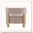 Boucle Upholstered Accent Arm Chair-120243534