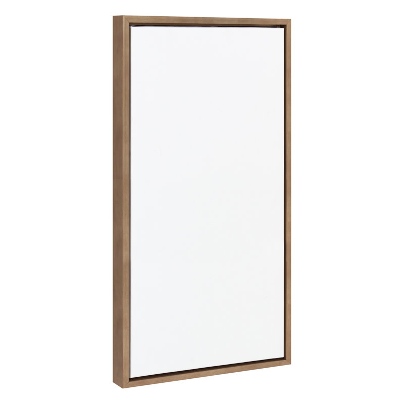 Toile vierge encadrée pour l'art de bricolage, H 26,5 po x l 14 po, Doré