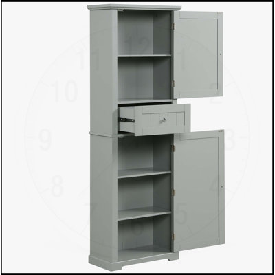 Versatile Freestanding Bathroom Cabinet With Drawer And Adjustable Shelf For Optimal Storage