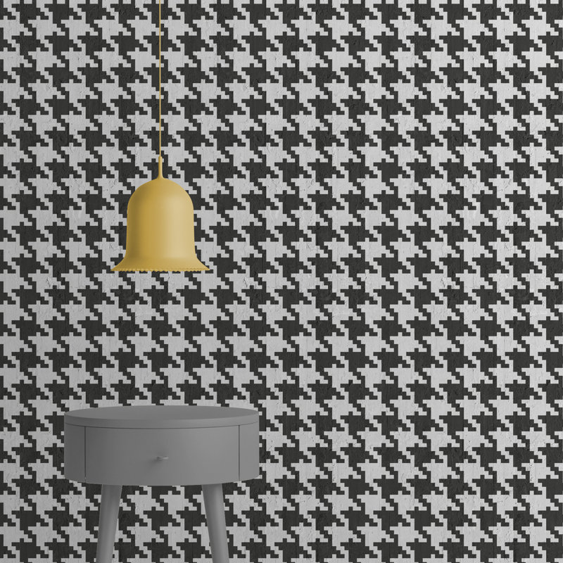Indre 10m x 52cm Matte Paste the Wall Wallpaper Roll, Black