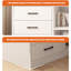 Bureau en L en bois massif avec armoire latérale-114314032