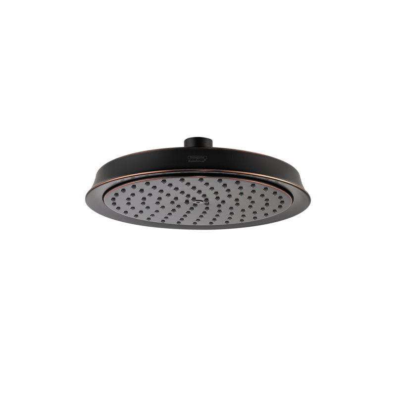 Pomme de douche à 1 jet 180 hansgrohe Raindance Classic, 1,75 gal / min, Bronze huilé