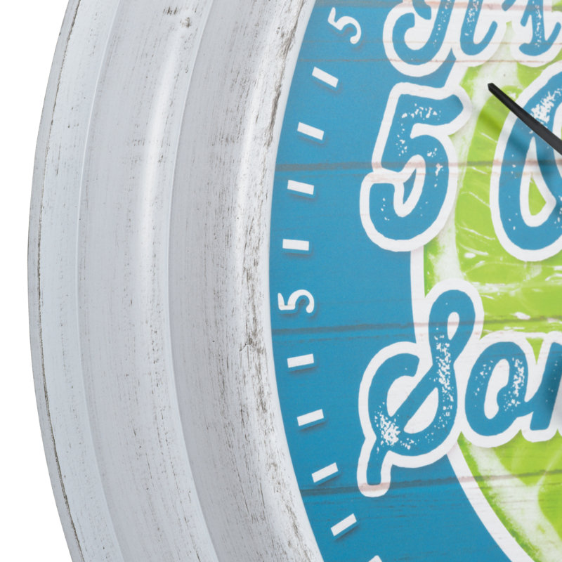 Horloge murale 15,75 po Margaritaville