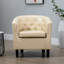 Camerino Faux Leather Barrel Chair-750363308