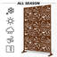 Pacifa 6 ft. H x 4 ft. W Freestanding Privacy Screen with Wider Feet-99170905