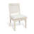Zemi Dining Chair Set Of 2, Rattan Back, Beige, Light Gray Solid Wood-118123947
