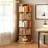 5 Tier Rotating Bookshelf, 360° Display Round Spinning Shelf, Space-Saving Storage For Small Rooms And Offices-1851371836