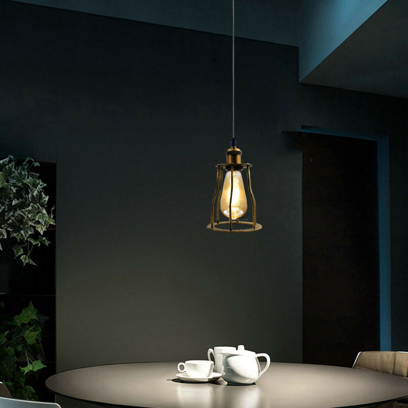 Sudley 1 - Light Black Geometric Pendant