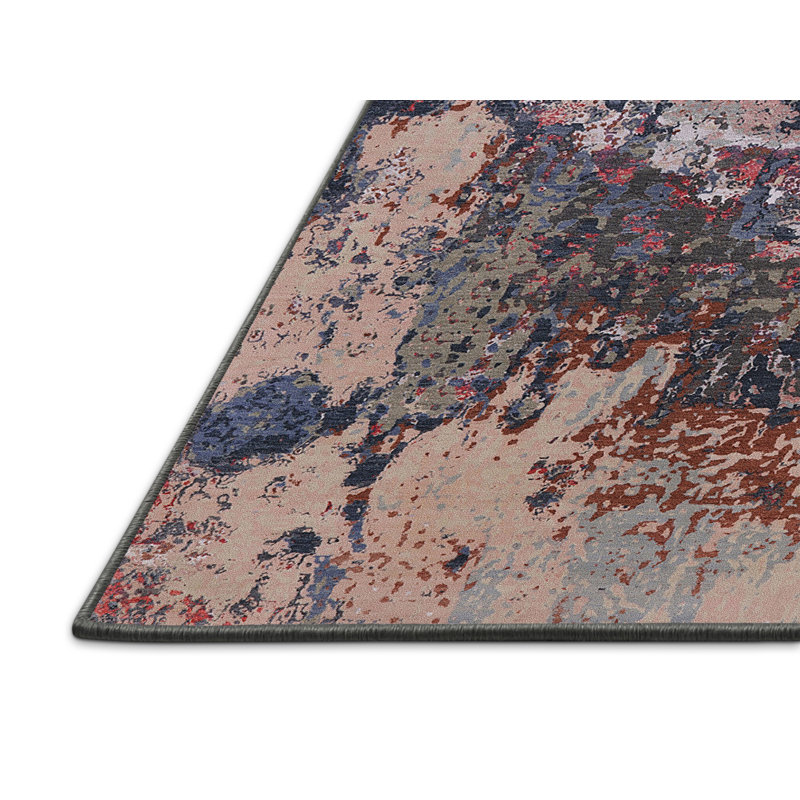 Abstract Indoor Rug, Rectangle 4' x 6'