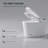 Modern Smart Toilet With Bidet Seat Built-In, Intelligent Toilet  Auto Open/Close Seat, Foot Sensor, LED Display,Night Light, Warm Water & Dryer,White
