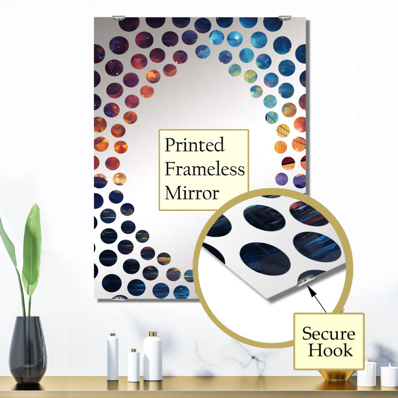 Miroir mural Attah - Vangogh MIR136111, 32 po x 24 po