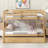 Full Over Full Convertible Bunk Bed with Trundle-1809167433