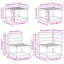  Outdoor Sofa Set 9 pcs Solid Acacia Wood Sectional Modular Furniture