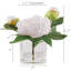 Arrangement floral pivoines en soie artificielle-972280745