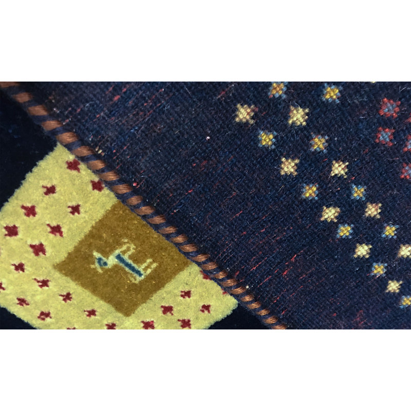 Hand Woven Wool Abstract Area Rug
