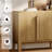 Ackerman 126" Wooden Dresser Set For Bedroom, 3Pcs Large Mid Century Modern Dresser For Closet, Curved Profile Wooden Chest Of Drawers For Living Room-121543793